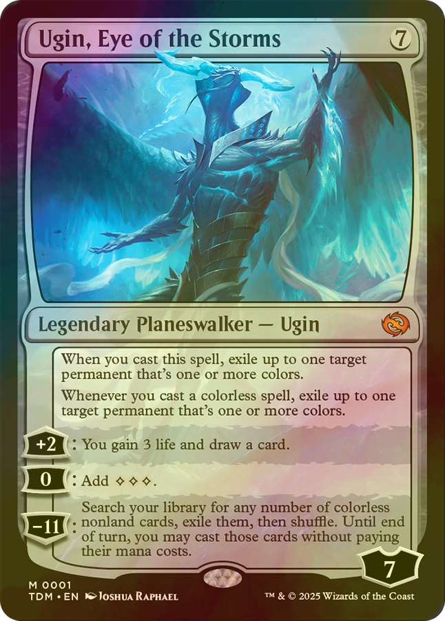 MTG 嵐の目、ウギンハローfoil 日本語