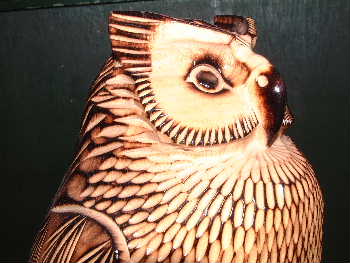 彫刻，ふくろう、木彫り、アンティーク品，置物 ふくろう 彫刻」の人気