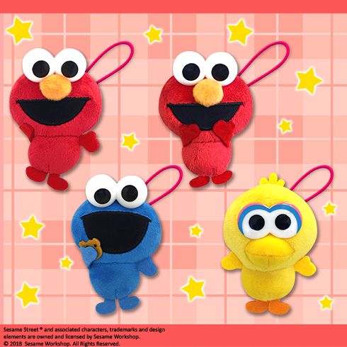 セサミストリートきゅーとマスコット【ラウンドワン限定】 プライズの