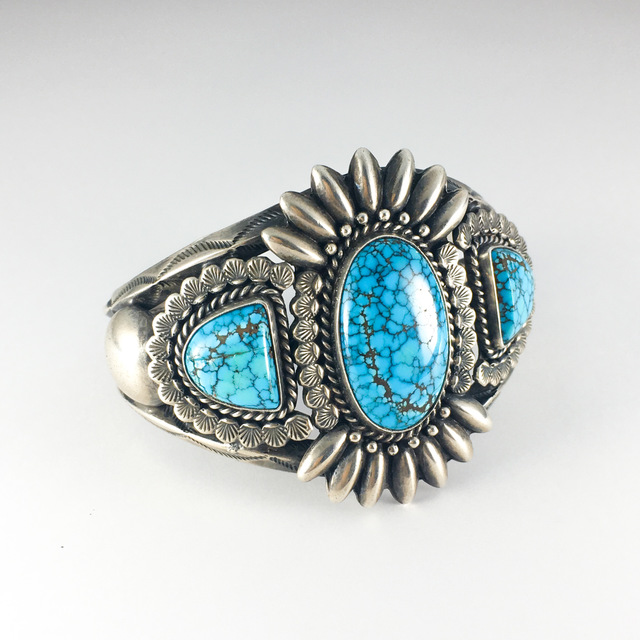 Fred Thompson #8 bangle 351 | ターコイズ・メンズシルバー