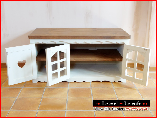 フレンチカントリー家具＆カントリー調ナチュラル家具「ワイドテレビ