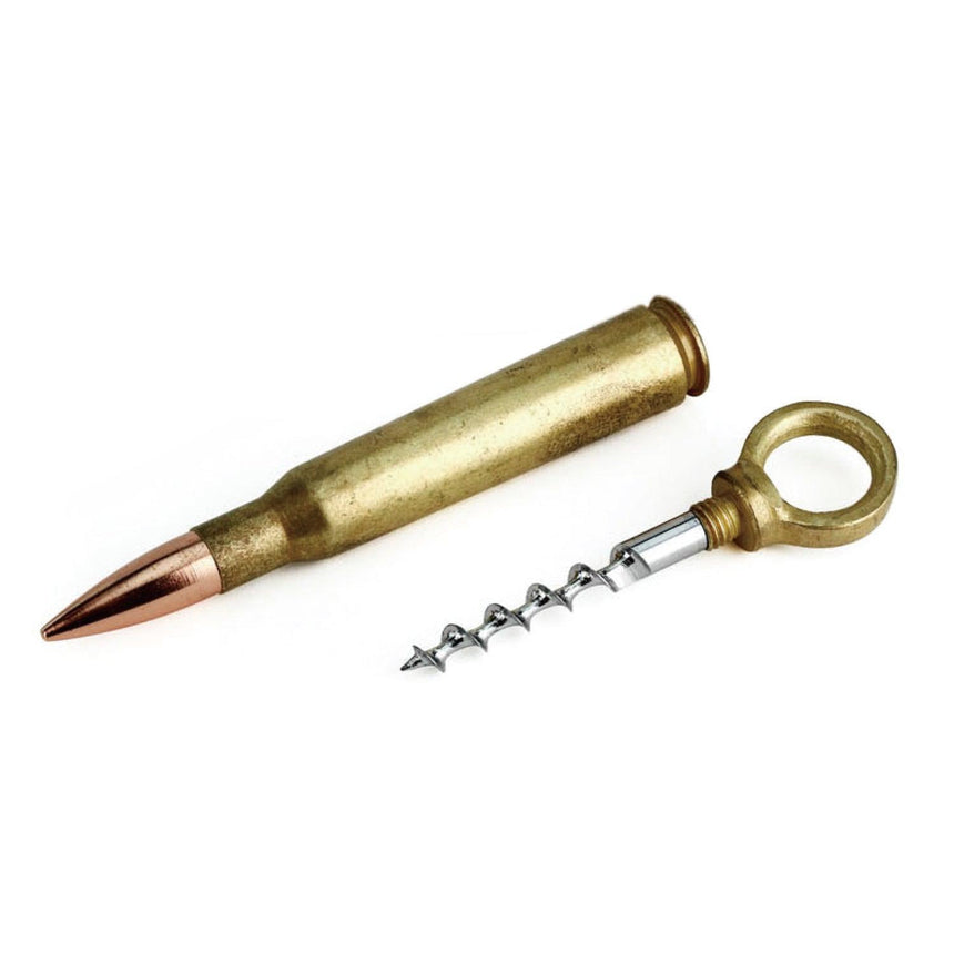 白蝶貝と銀製のコルクスクリュー