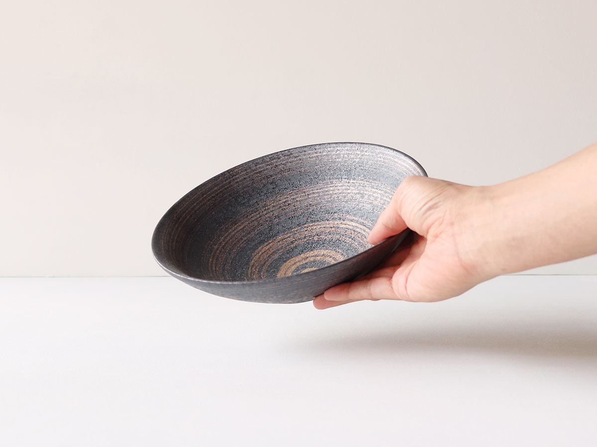 平安瑞雲の金、銀箔菓子鉢 平安瑞雲の金、銀箔菓子鉢 平安瑞雲の金