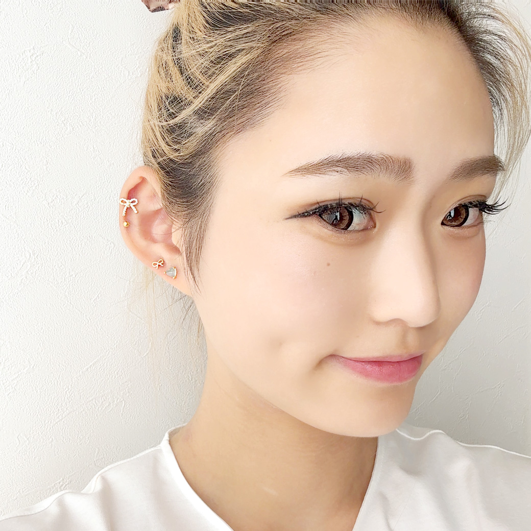 14G 16G ］ちゅるん♪ぷっくり ハート がコーデの可愛いポイントに