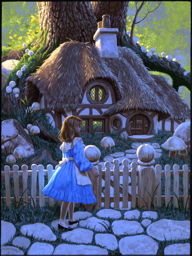 At the White Rabbit's House | Classics | Spiderwebart Gallery