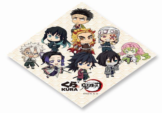 くら寿司「鬼滅の刃にぎり三種盛り」シートに“柱バージョン”、「禰豆子