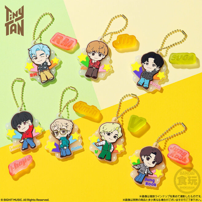 BTS「TinyTANラバマスグミ」発売、タイニータン7人の“Dynamite＆Butter