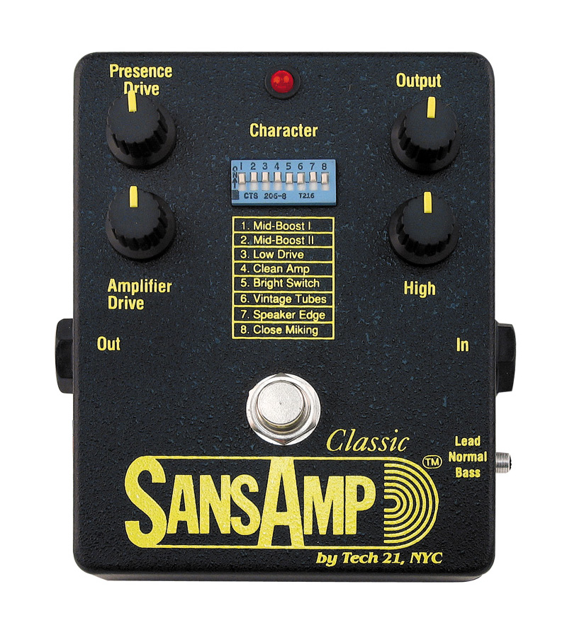 Tech 21 SansAmp GT2 ギターエフェクター 現状渡し 動作OK Tech 21