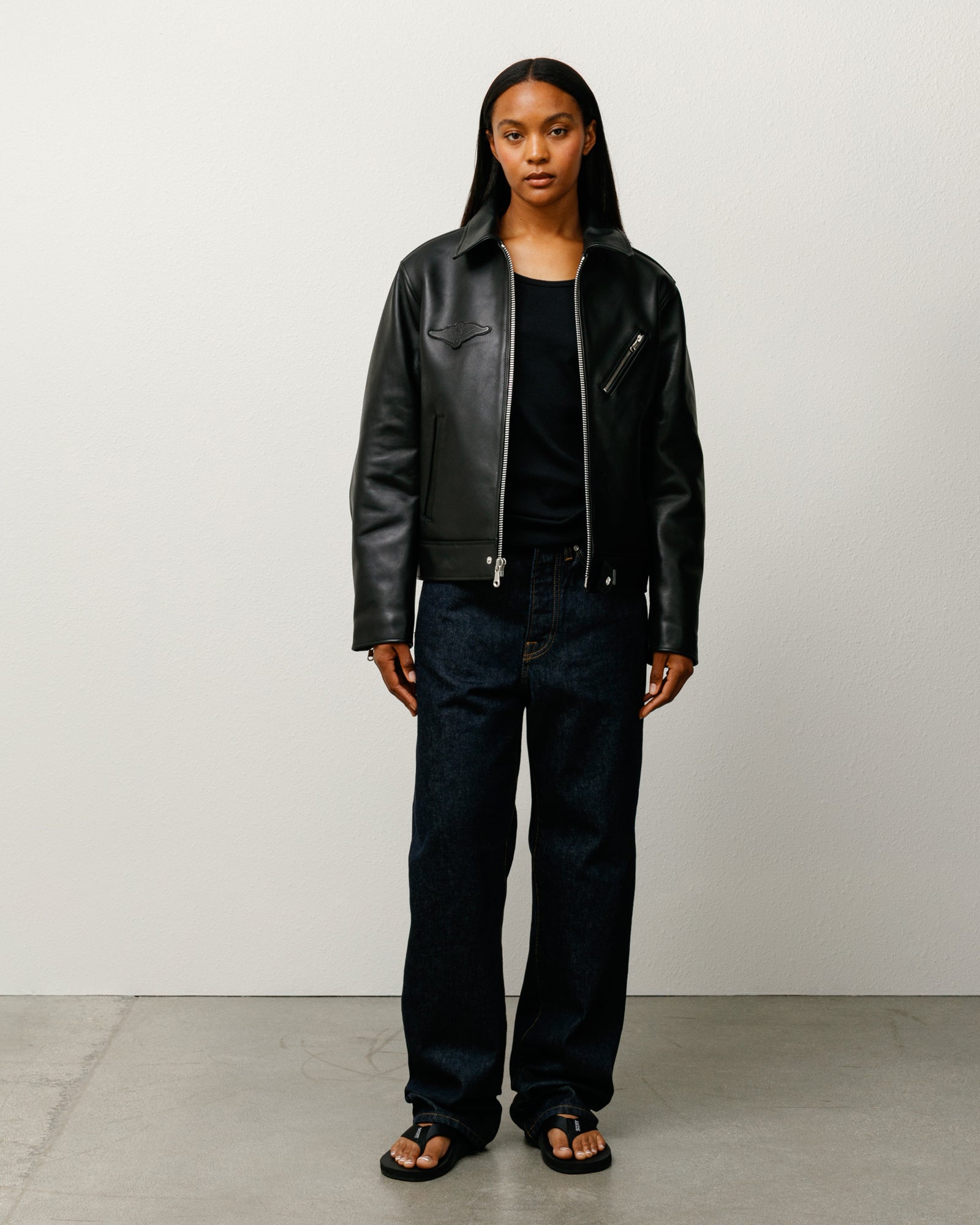 Biker Jacket – Black | Outerwear | Stüssy