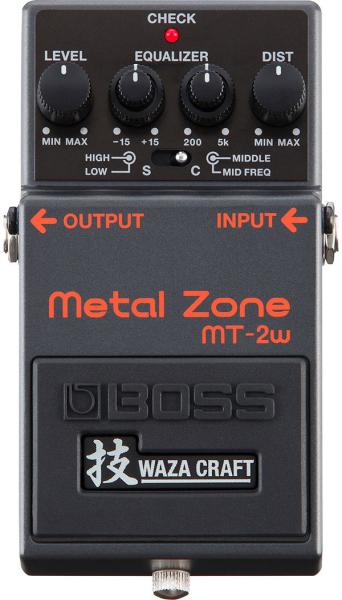 Boss MT-2W Metal Zone Waza Craft Overdrive, distortion & fuzz