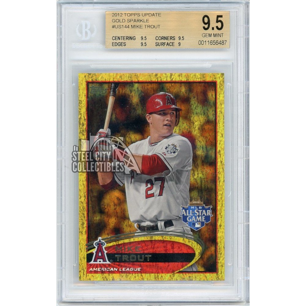 Mike trout マイク・トラウト 直筆サイン カード BGS9.5 Mike trout