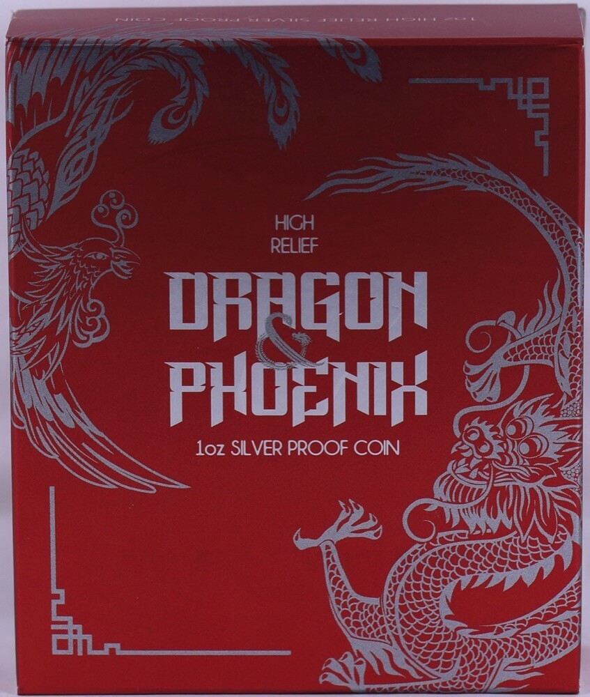 2017 1oz Silver High Relief Proof Dragon & | Sterling & Currency