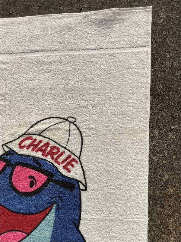 未使用 ビンテージ チャーリーツナ タオル スターキスト