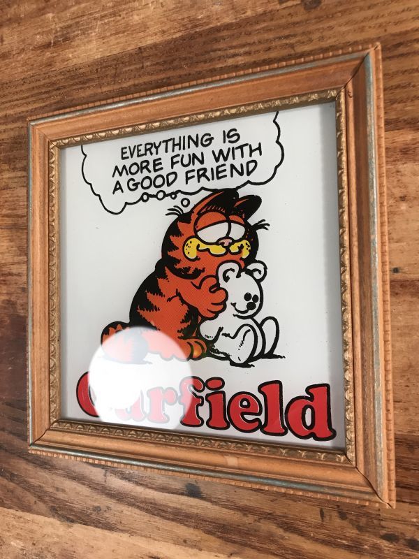 Garfield “Everything Is” Art Glass Plate Wall Hanging