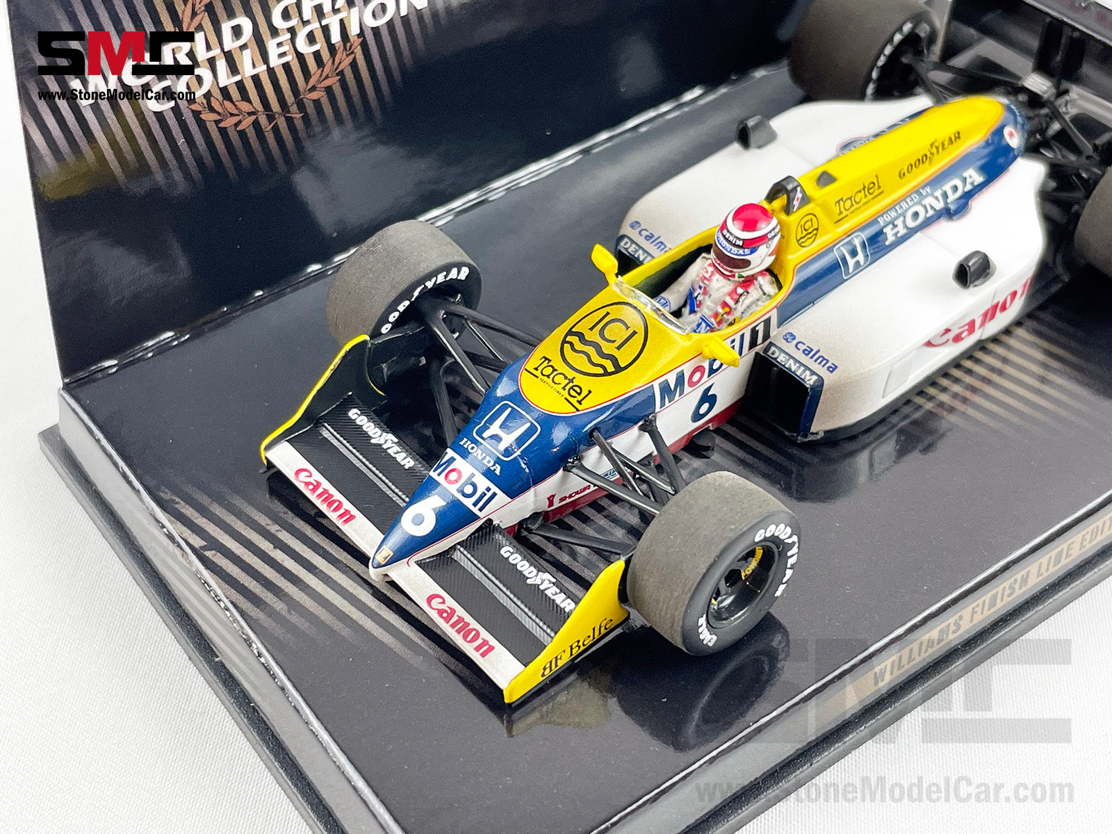 Williams F1 FW11B #6 Nelson Piquet Italy 1987 World Champion 1:43