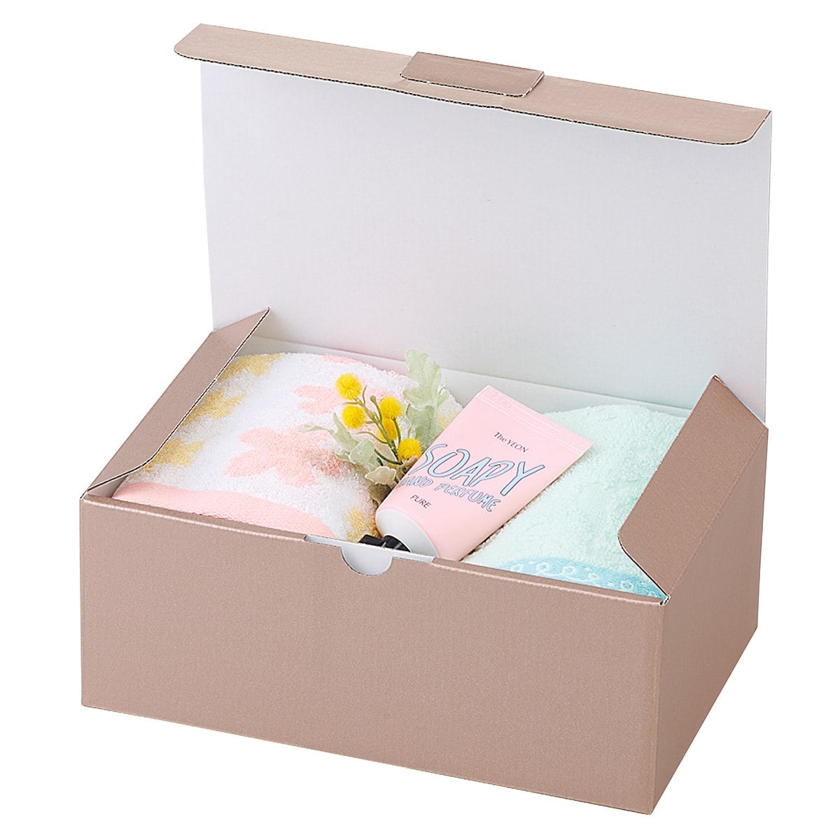 10枚】ギフトボックス ニュアンスカラー シャンパンピンク 内寸：幅12