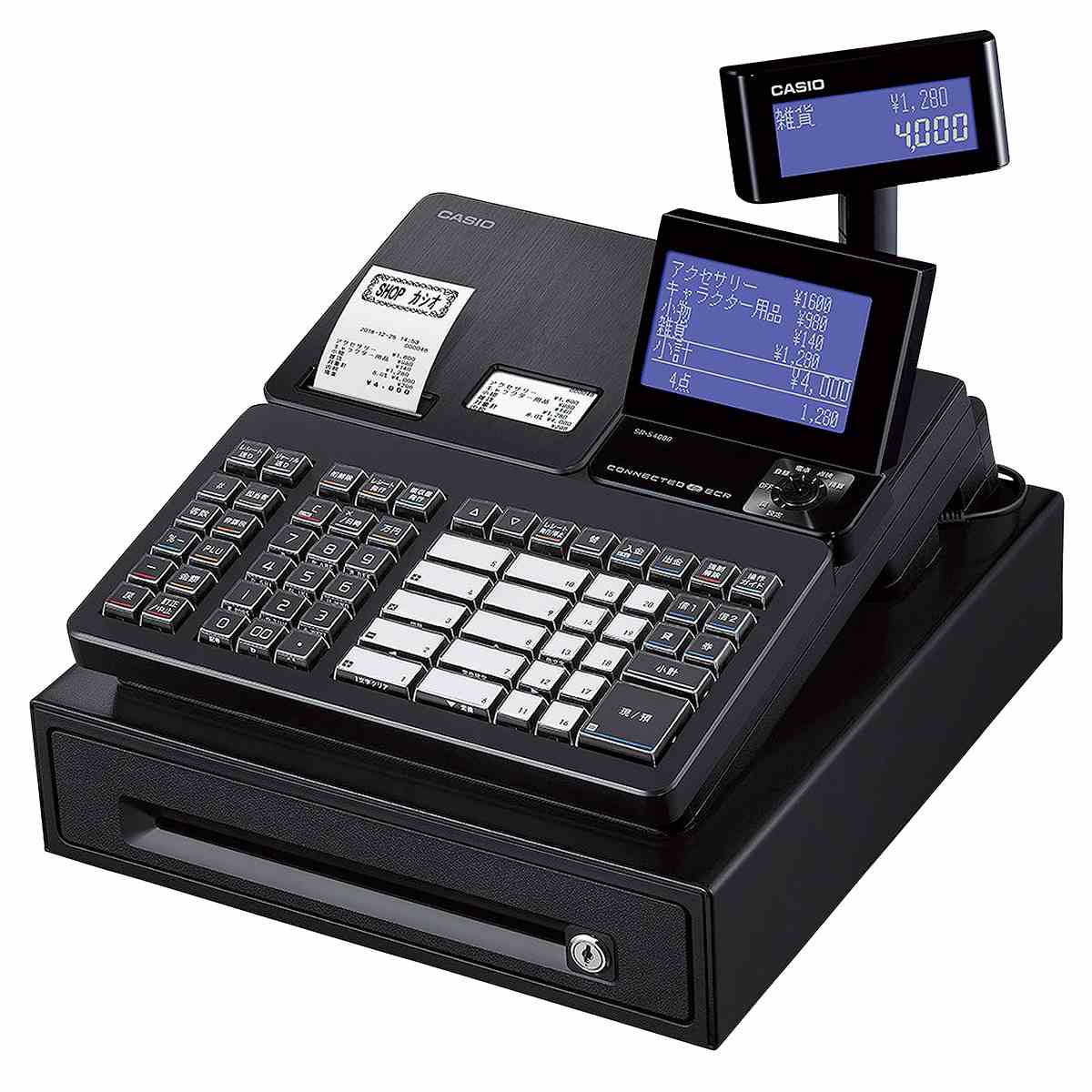 CASIO カシオ レジスター NL-300 ブラック 【公式通販】