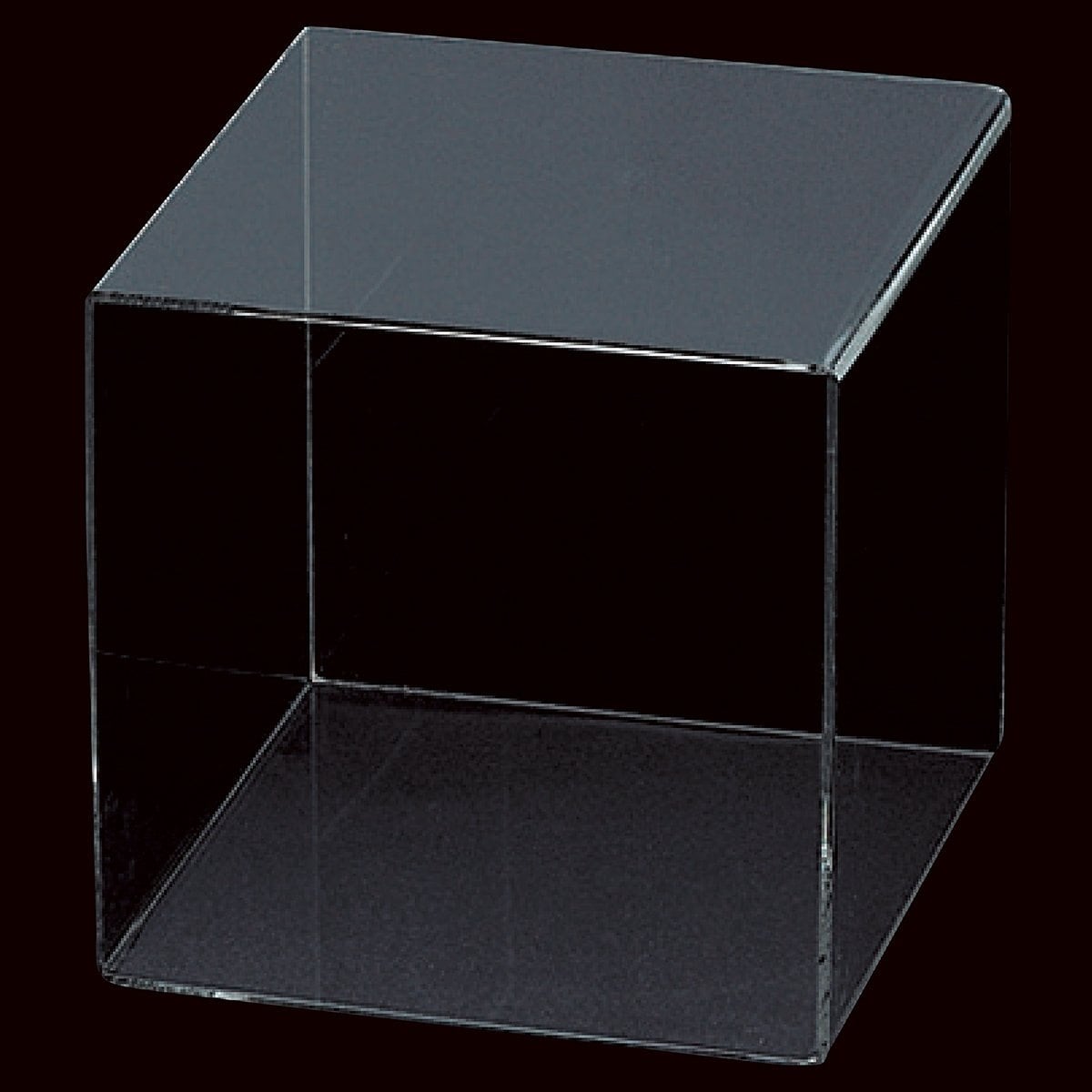 透明アクリル5面ボックス〔ストエキオリジナル〕 10cm角