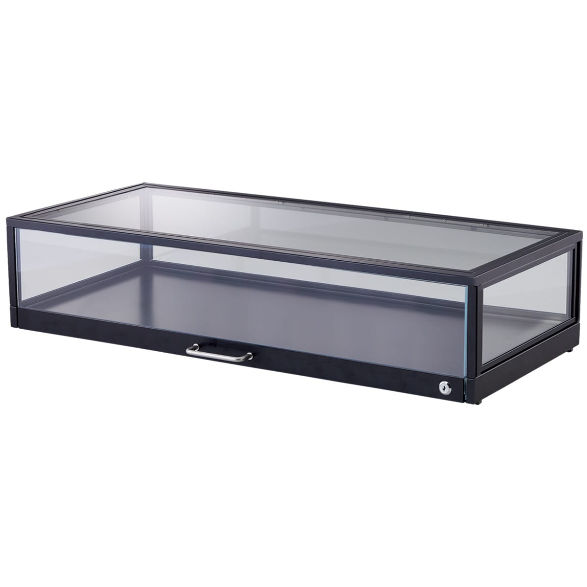 卓上ショーケース 黒艶消し〔ストエキオリジナル〕 幅40cm