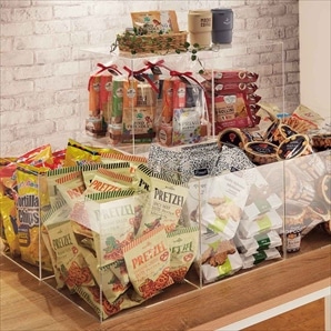 透明アクリル筆記具陳列ケース 4列3段