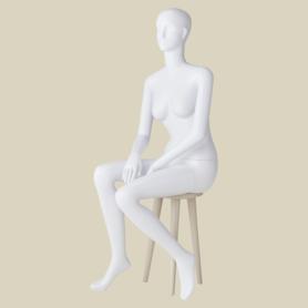 軽量ABS製 婦人全身リアルマネキン 脚開きポーズ〔ストエキオリジナル〕