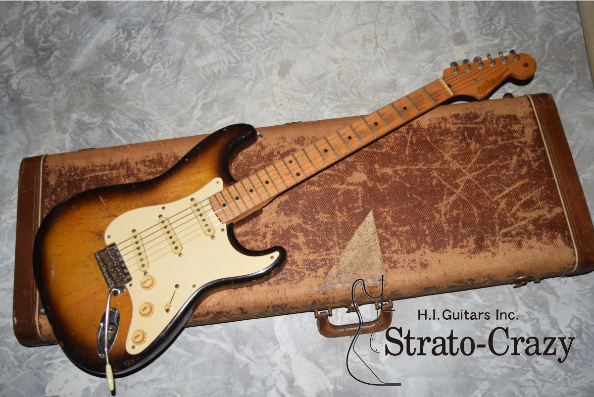 ストラトタイプ サイケデリックペイント Early'54 Sunburst/Maple neck