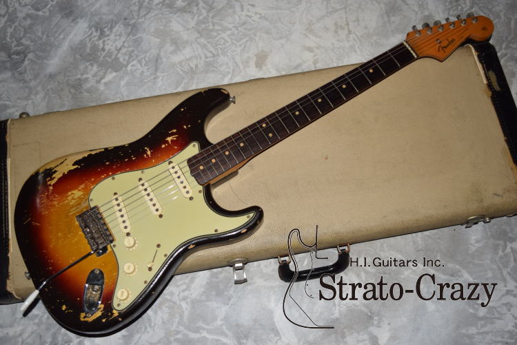 オリジナルビンテージ50年代ストラト シールドプレート (改造跡あり