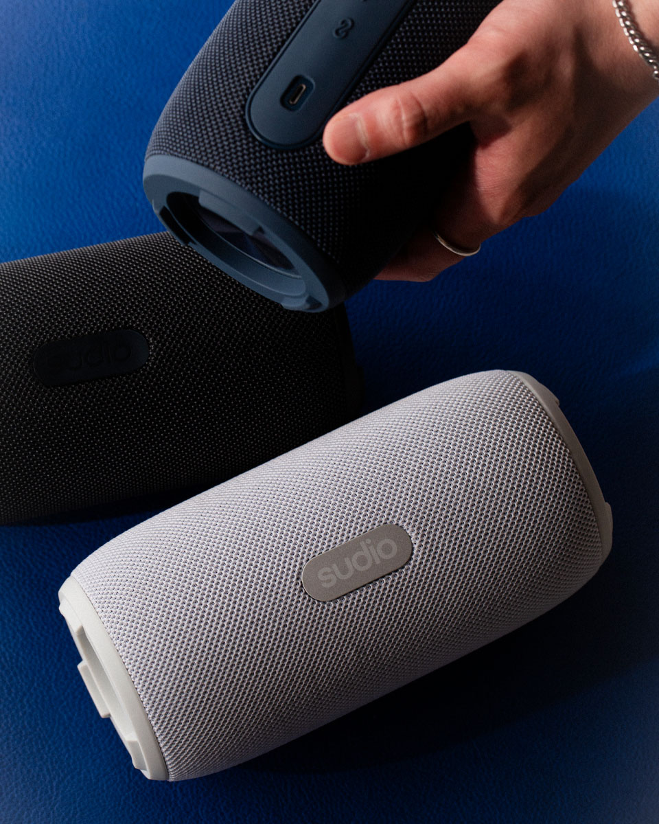 Sudio F5 Pro Blue - The Crowd Pleasing Portable Speaker