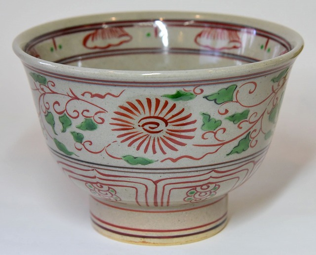 膳所焼 紅安南写茶碗 堀之内宗完箱書 すいぎょく園｜創業百年、お茶の