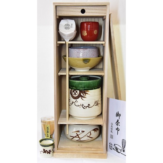 茶道具セット 桐短冊箱茶道具セット-2 すいぎょく園｜創業百年、お茶の