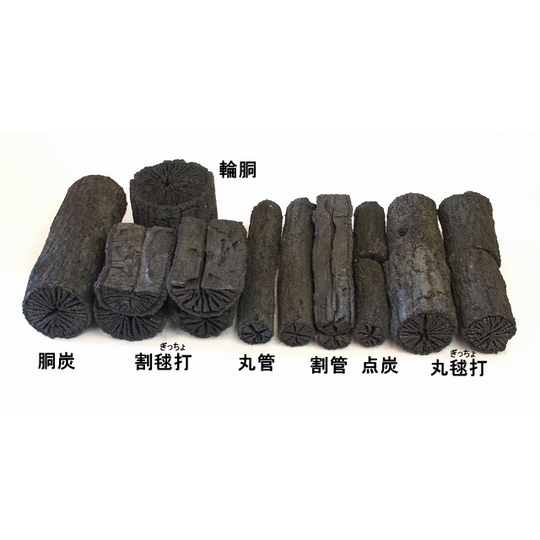 茶道具】 茶道炭 風炉用 7手前組炭 すいぎょく園｜創業百年、お茶の