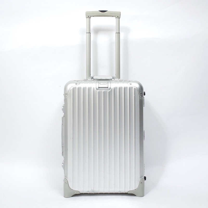 廃盤品】リモワ トパーズ 2輪 32L アルミスーツケース青ロゴ機内持込可