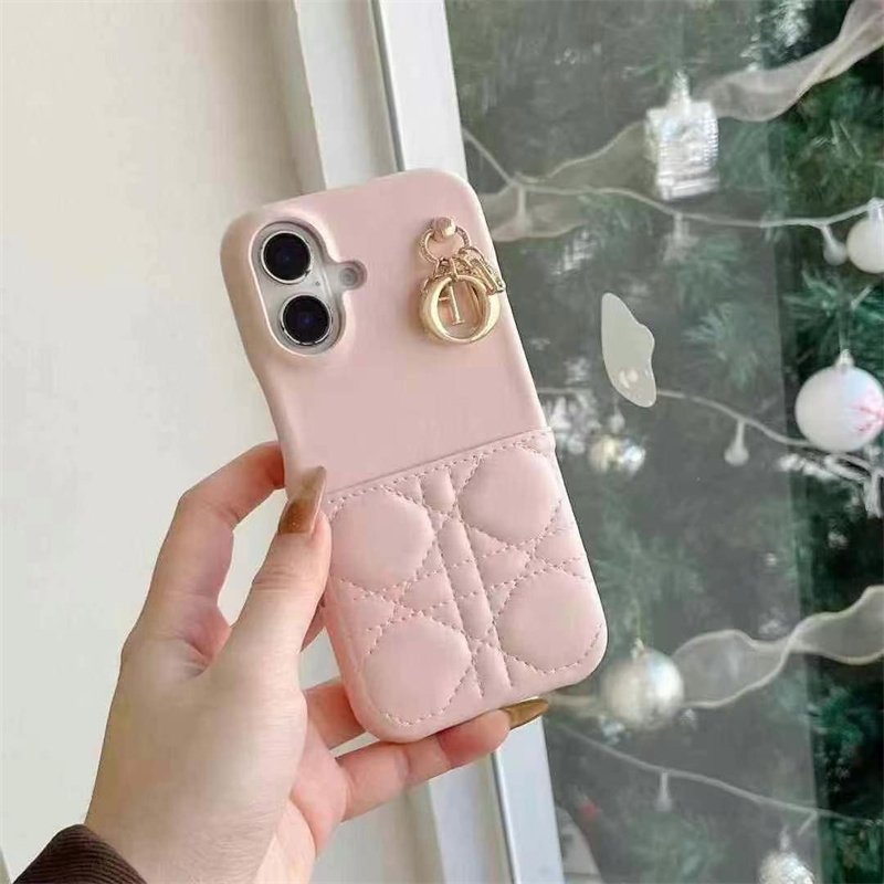 Christian Dior ピンク iPhone16ケース Auth New DIOR Lady Dior
