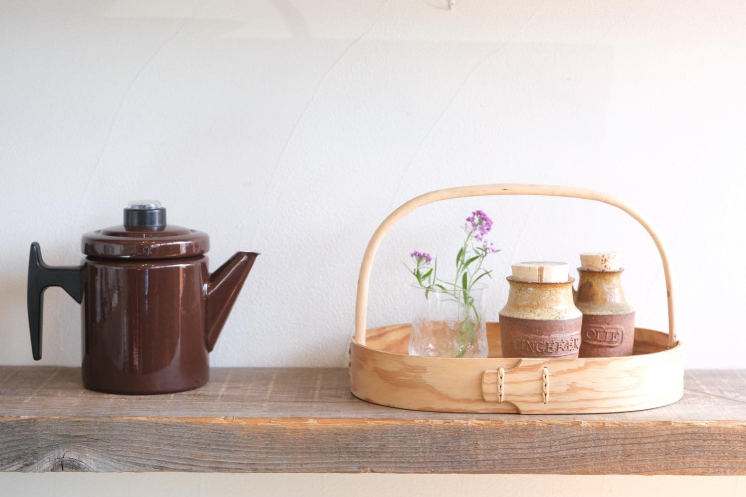 北欧ビンテージ雑貨/白樺トレイ/スウェーデン