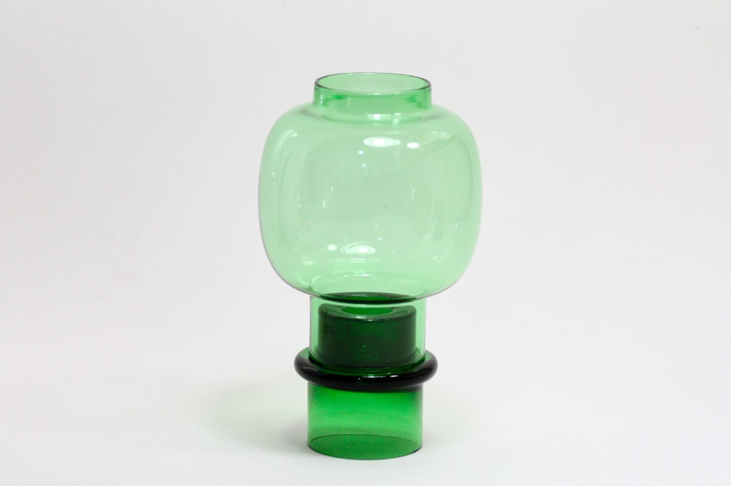 北欧ビンテージガラス/NUUTAJARVI/Tuikku/キャンドルホルダー