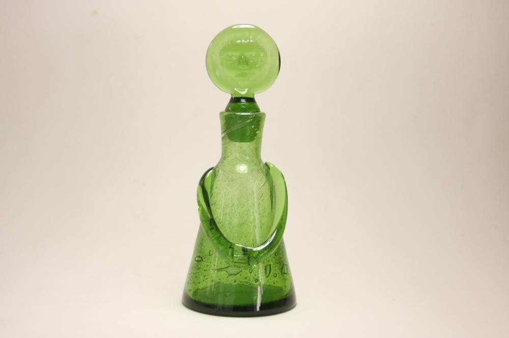 Erik Hoglundエリックホグラン ガラス デキャンタ グリーン