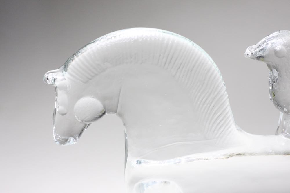 KOSTA BODA ボダ ナス型オブジェ ガラス製 ベジタブル型 KOSTA BODA