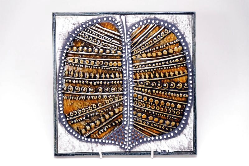 リサラーソンLisa LarsonUNIK 陶板 フネ北欧ヴィンテージ雑貨