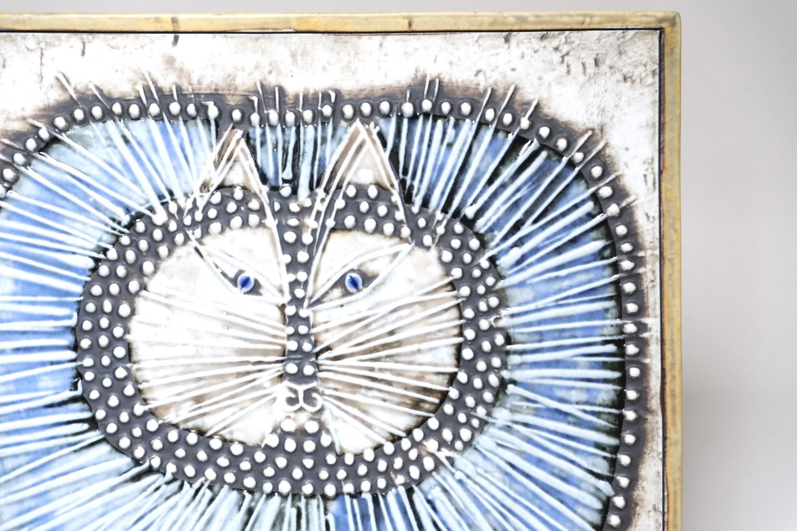 希少・特別仕様】 リサラーソン 陶板 ブルーアイ UNIK katt 猫 ネコ