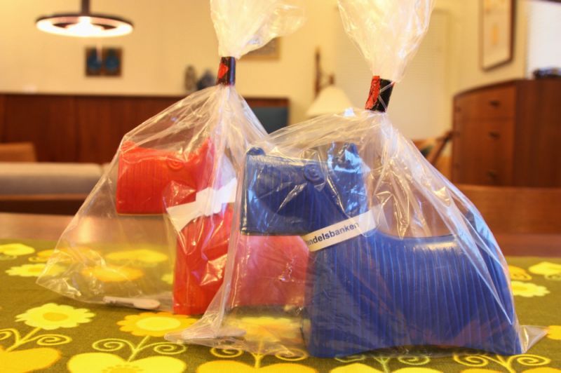 Stig Lindberg スティグリンドベリ 貯金箱 購入 レッド 北欧雑貨 Stig