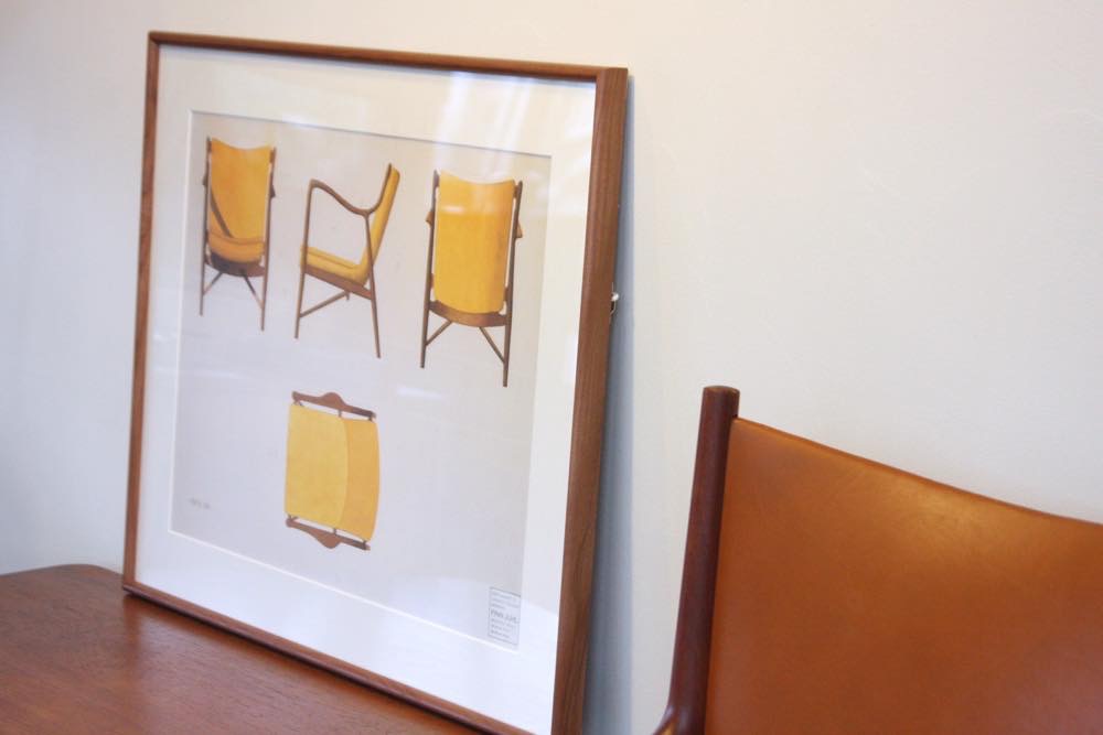 デンマーク限定！建築家『フィン・ユール』希少ポスター/現代アート