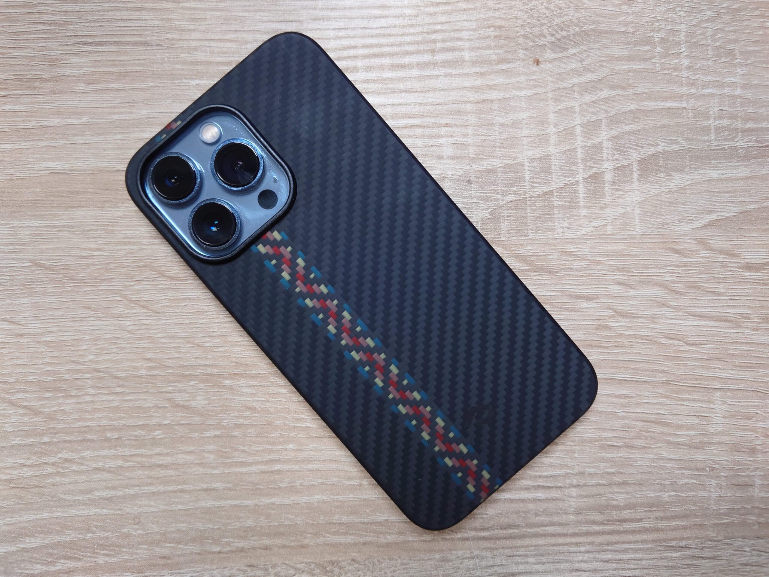 iPhone 14 Pro スマホケース カーボン風 ラプソディ MagSafe iPhone 14
