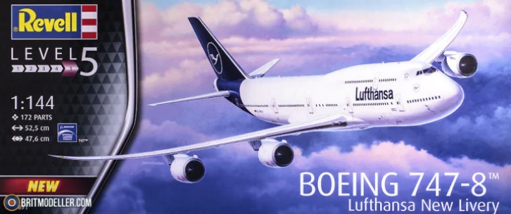 Boeing 747-8I 'Lufthansa' New Livery Revell 03891