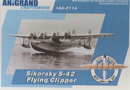 Sikorsky S-42 - First of the Flying Clippers Anigrand Craftswork