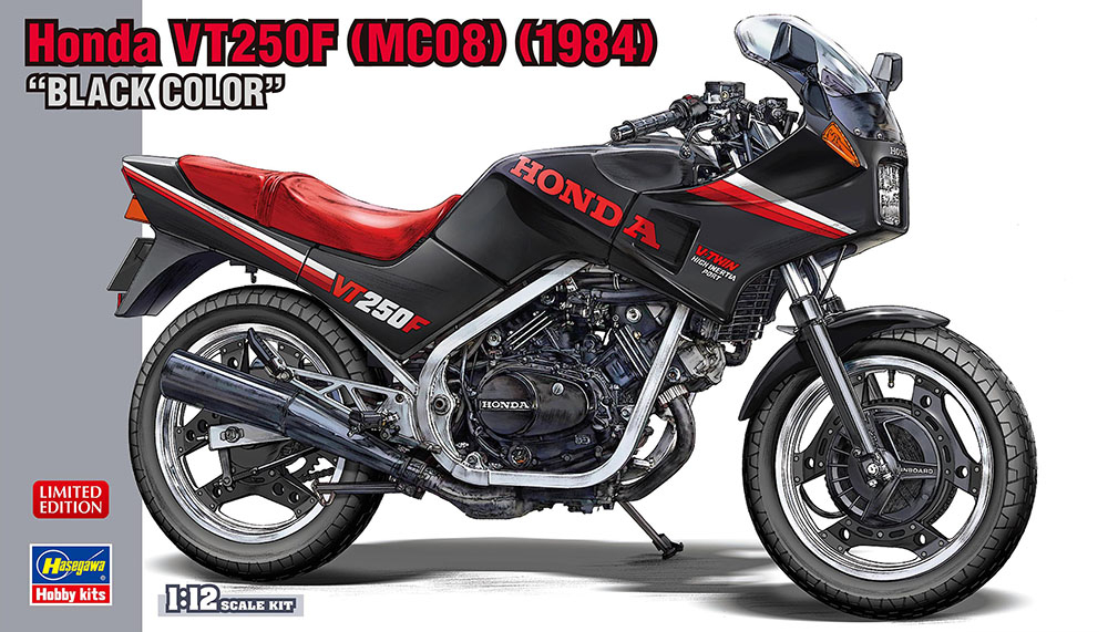 Honda VT250F (MC08) (1984) Black Color Hasegawa 21755