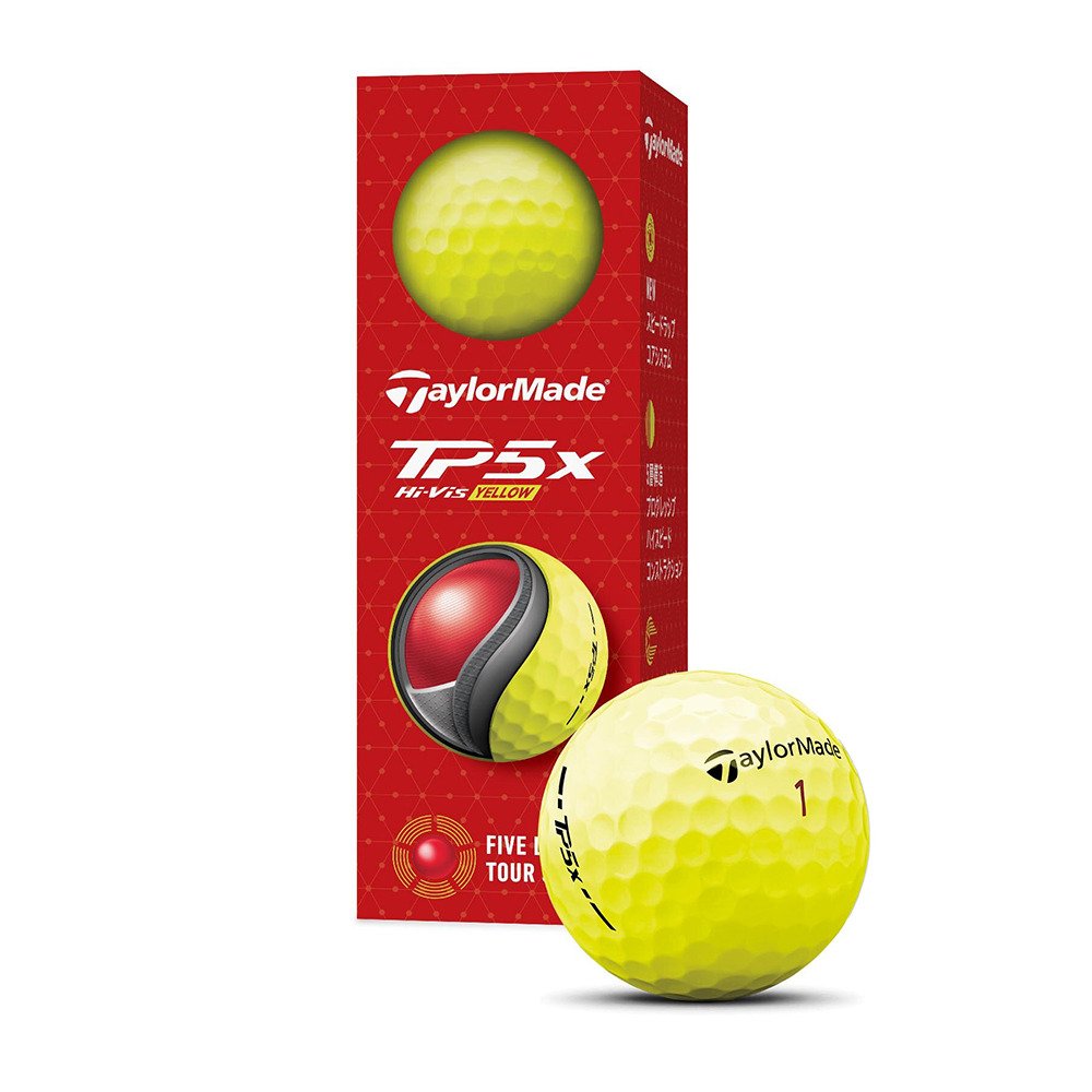 テーラーメイド（TAYLORMADE）（メンズ）ゴルフボール 24 TP5x Yellow