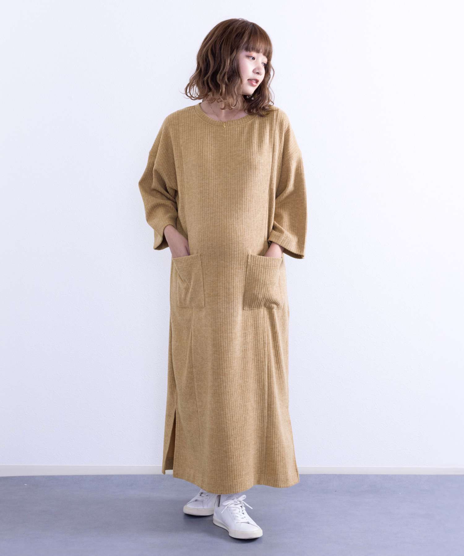 マシュマロリブワンピース | マタニティウェア・授乳服のスウィート