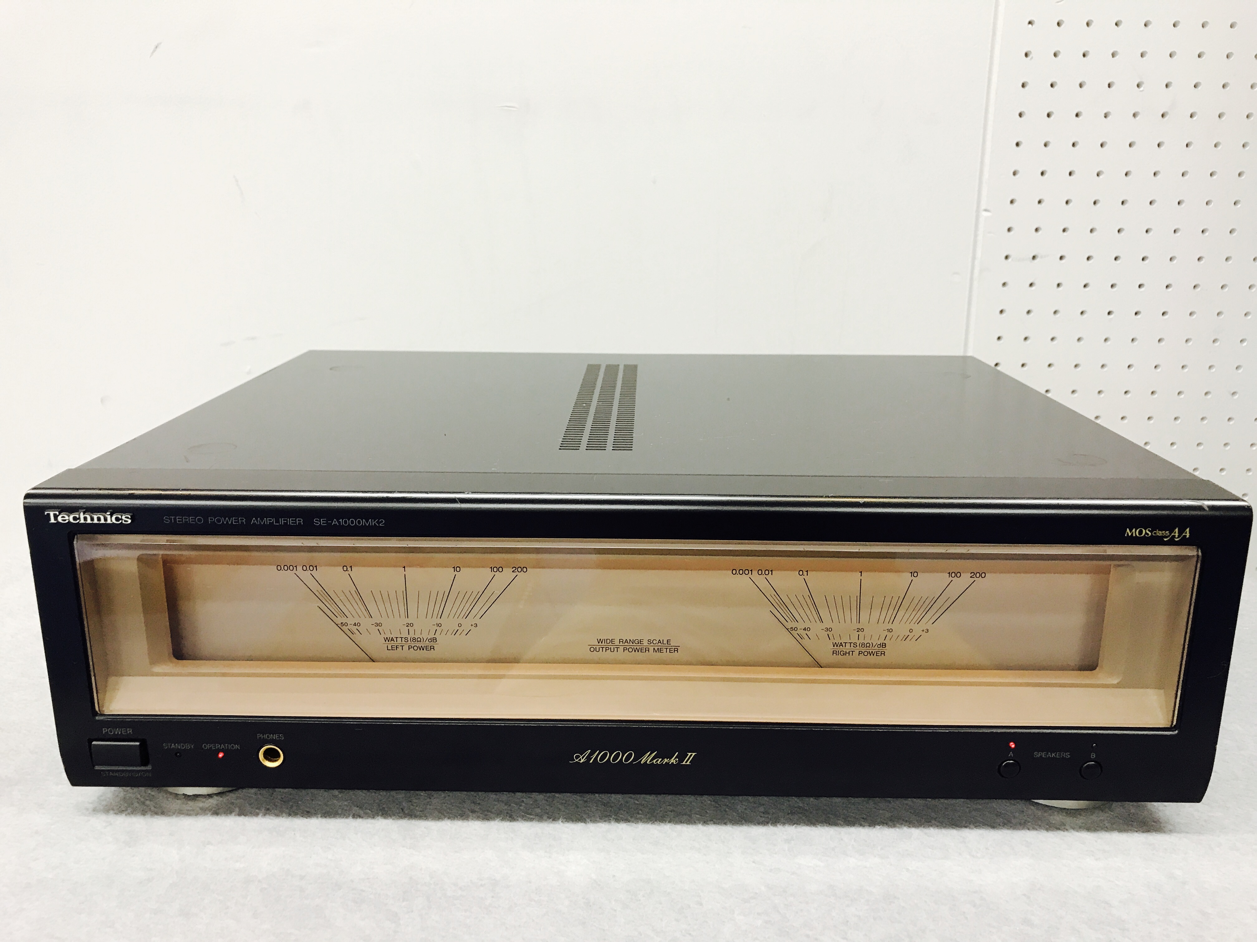 テクニクス パワーアンプ SE-C01 2台 VERSION② 分解整備済 Technics