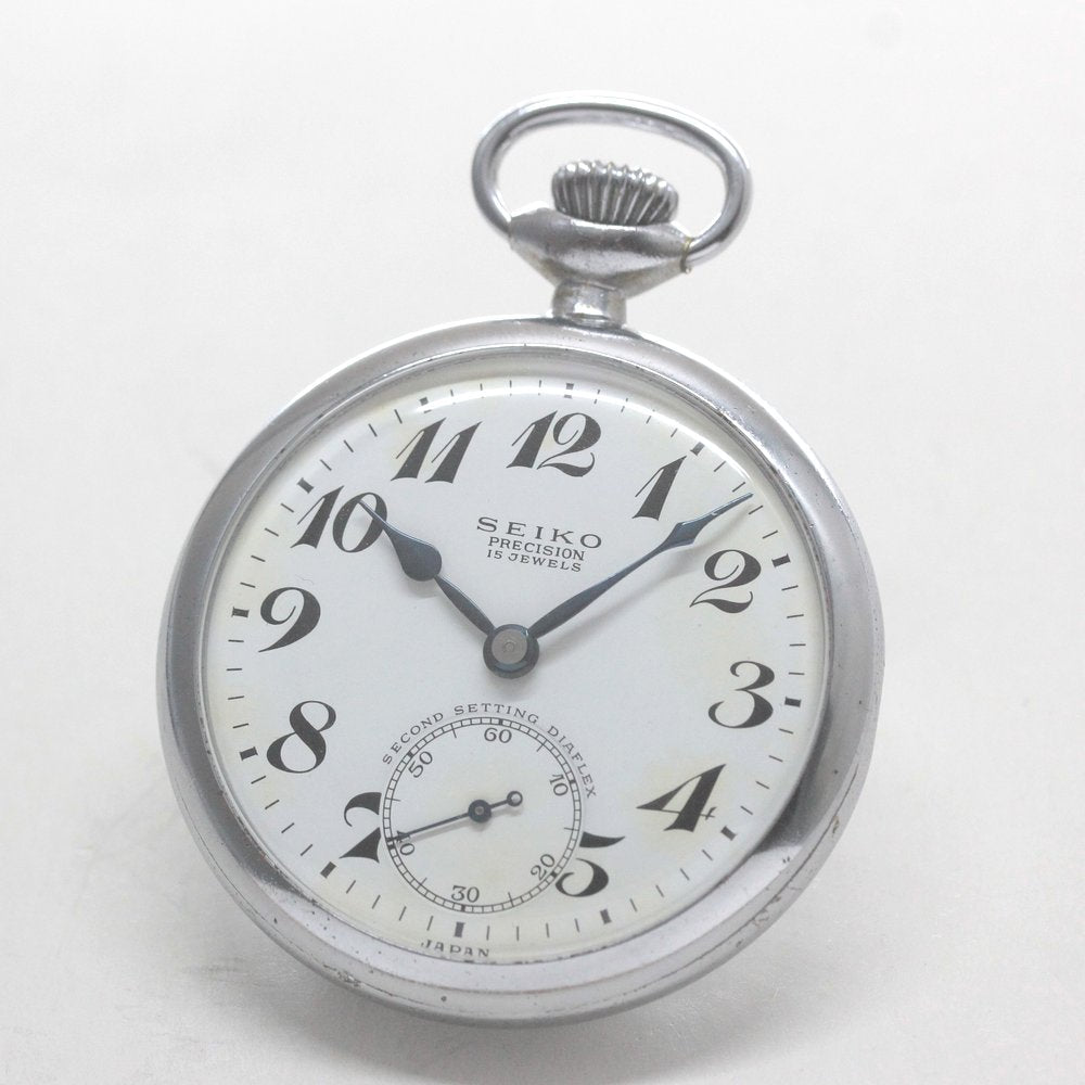 稼働品 大阪市交通局、大阪メトロ運転士用 懐中時計 鉄道時計 7C21-