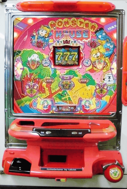 ジャンク 竹谷 パチンコ実機 CRモンスターハウス レトロパチンコ台